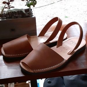 Pons avarcas classic sandal size 9 brown